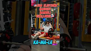 🇺🇸USA ELECTIONS HARDEST BARBELL CHALLENGE🇺🇸 [upl. by Ientruoc]