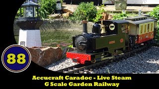 Accucraft Caradoc  Live Steam  G Scale Garden Railway [upl. by Attenwahs644]