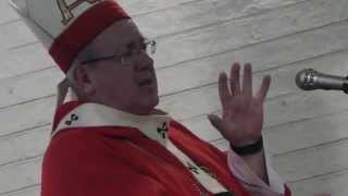 Archbishop William Slattery OFM preaches to the confirmandi [upl. by Aynos]