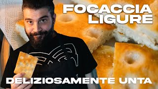 RICETTA FOCACCIA LIGURE  Cucinami sto Cao EP24 [upl. by Glenine234]