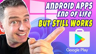 How to install Android Apps on Windows 11 with Google Play Store WSA End of Life [upl. by Eanram]