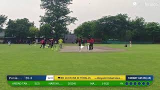 Live Cricket Match  Royal Cricket Academy U12 vs Punia Cricket Academy  15Aug24 0201 PM 20  Pu [upl. by Aicela]