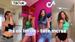 Its ok Im ok  tate mcrae Dances TikTok Compilation August 2024 challenge dance [upl. by Cordell139]