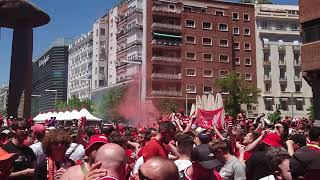 Weve been to PSG and Napoli Belgrade and Germany Liverpool fans  Beautiful South Rotterdam song [upl. by Eilerua203]