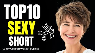 Top 10 Short Haircuts for Women 50  Trendy amp LowMaintenance Styles [upl. by Joannes]