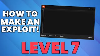 How to Make a Roblox Exploit WITH A GOOD UI  Owl Hub Level 7  PART 1 [upl. by Christianna]