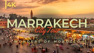 Virtual Tour of Stunning Marrakech in 4K  Discover Marrakech Morocco [upl. by Xirdnek]