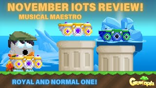 Growtopia November Item Of the Season  Musical Maestro REVIEW [upl. by Enidanreb]