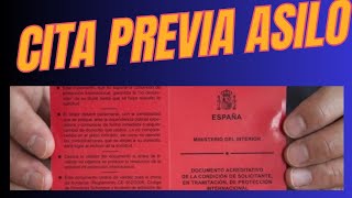 ✅ Cómo solicitar CITA PREVIA para ASILO en ESPAÑA Fácil y rápido  2024 asilo [upl. by Adniroc494]