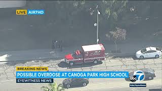 4 students suffer medical emergencies at Canoga Park High School [upl. by Anotyal609]