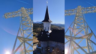 Piatra Fântânele Monastery atop Tihuța Step through the Eastern Carpathians [upl. by Anneehs130]