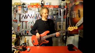 Fender CS Pino Palladino Signature Relic Bassampler Demo  Paul’s Bassmatters [upl. by Monaco]