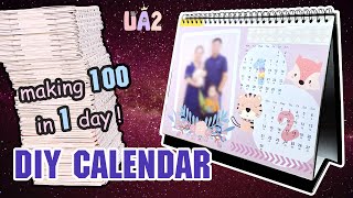 How to make CUSTOM CALENDAR [upl. by Minni]