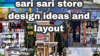 SARI SARI STORE DESIGN IDEAS AND LAYOUT [upl. by Laurice]