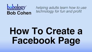 How To Create a Facebook Page for a Business Club or Organization [upl. by Oicam]