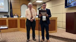 Doug Yerger Feted for 50 Years with Pottstown Borough [upl. by Adai]