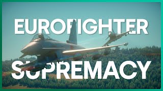 Eurofighter Typhoon In War Thunder  CINEMATIC Defending Europe In Style [upl. by Drolyag]