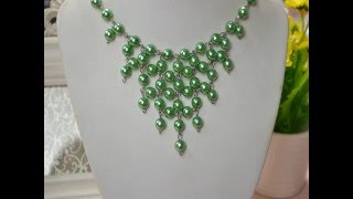 DIY Beaded Statement Necklace [upl. by Niela]