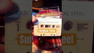 Carcass  Surgical Steel 10th Anniversary Official Cassette cassettetapes audio musiclovers [upl. by Eniamrej]