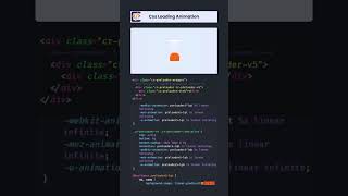 Creative CSS Loading Animation  Loading Animation 5 loadinganimation css preloader loading [upl. by Idnas]