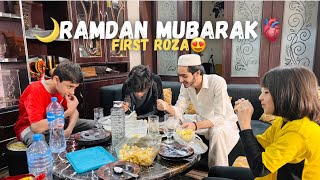 Ramdan Mubarak🫀 First Roza😍 Vlog  ibi Sheikh [upl. by Aileda]