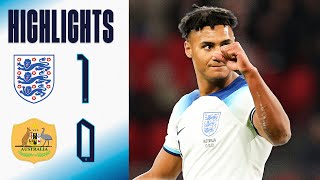 England 10 Australia  Watkins Second Half Goal Seals Win Over Socceroos  Highlights [upl. by Annij984]