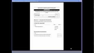 1  Explaining the Questionnaire for CSPro data entry system [upl. by Markos]