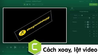 Cách xoay lật video trong Camtasia cực đơn giản [upl. by Reffotsirk]