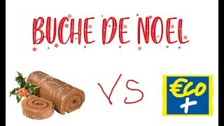 BÛCHE DE NOEL ECO VS BÛCHE DE NOEL DE PÂTISSERIE [upl. by Glen]