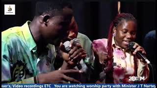 Ga praises reloaded  JT Nartey  Worship Party III [upl. by Yeltnarb]