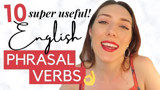 10 USEFUL PHRASAL VERBS FOR DAILY LIFE IN ENGLISH [upl. by Nyrac]