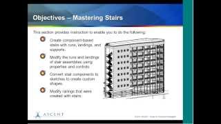 Mastering Component Stairs in Autodesk Revit Architecture ASCENT Webcast Learning Series [upl. by Ellenig781]