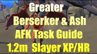 Safe Spotting Greater Demon Berserker AND Ash Lords Slayer Task Guide [upl. by Asiuol]