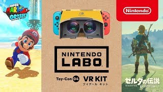 Super Mario Odyssey amp The Legend of Zelda Labo VR Trailer [upl. by Almeta]