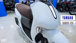 Yamaha Janus 125i BlueCore Trắng Xám Đen  Walkaround [upl. by Eldwun]