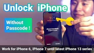 How to unlock iPhone without Passcode 2022 100 Working AT HOME Solutions [upl. by Nylrebma]