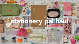 stationery pal haul 🧃🍒  unboxing cute stationery notebooks amp pens [upl. by Adnaram]