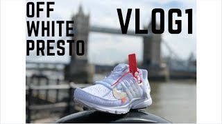 VLOG 1 Off White x Nike Presto für 150€ gekauft und in London abgeholt [upl. by Isaiah]