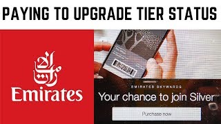 Should you pay to upgrade tier status  Emirates skywards [upl. by Nagram186]