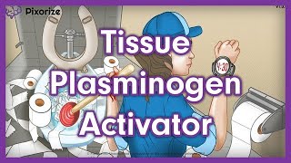 Alteplase tPA Mnemonic for Nursing Pharmacology NCLEX [upl. by Ainalem]