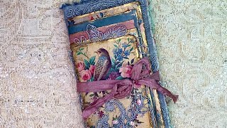 Timeless Handmade Keepsake Junkjournal flip through [upl. by Kenzi]