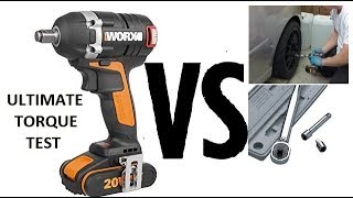 WORX WX279 Impact wrench vs Torque wrench [upl. by Adiuqram]