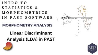 31 Linear Discriminant Analysis LDA in PAST Software [upl. by Nylrac]