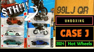 Unboxing  Hot Wheels 2024 Case J with a SUPER [upl. by Garvin]