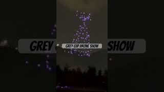 Grey Cup drone show in Vancouver [upl. by Bartley]