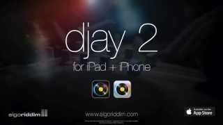 Introducing djay 2 by Algoriddim  The DJ app for iPad and iPhone [upl. by Sadonia]