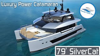 79 Silver Yachts NEW Luxury Catamaran 2023 Overview  Available amp Priced at 72M [upl. by Qooraf881]