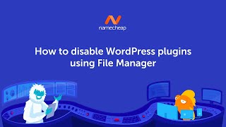 How to disable WordPress plugins using File Manager [upl. by Armond957]