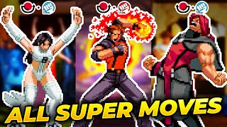 ALL SUPER MOVES TUTORIAL  Rage of the Dragons ROTD [upl. by Doll458]