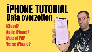 NIEUWE iPHONE HOE ZET IK DATA OVER  TUTORIAL [upl. by Haff719]